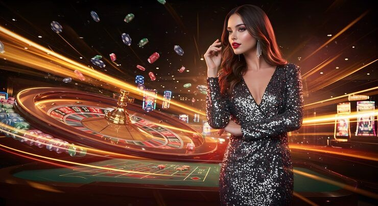  casino presented on mobile device in Pakistan with slots and live games